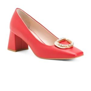 Napoleoni Italy Red Leather shoes